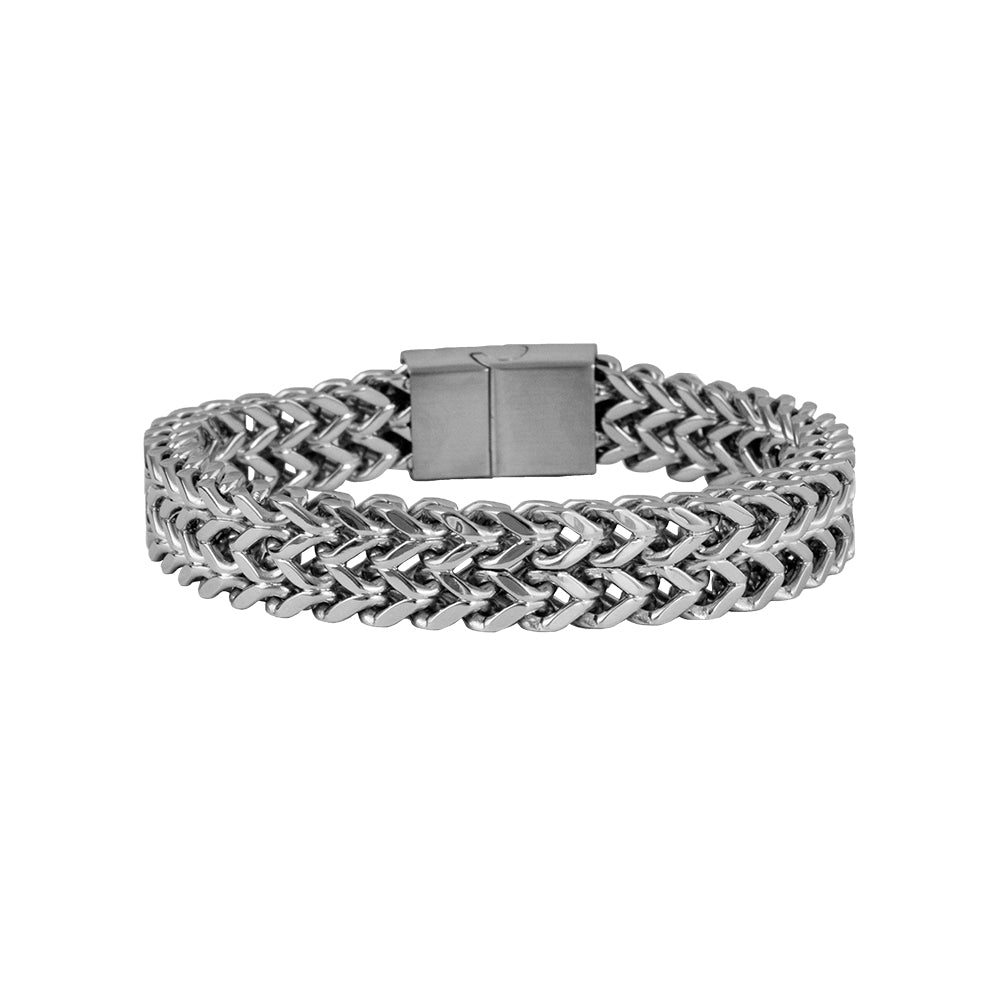 Pulsera Axis Negro Acero Hombre