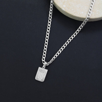 collar de escudo, collar de futbol, collar de hombre, collar de plata de hombre, collar de alianza lima, collar de equipo de futbol, collar de hombre de alianza lima