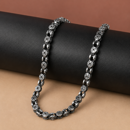 Collar Cronos Acero Hombre