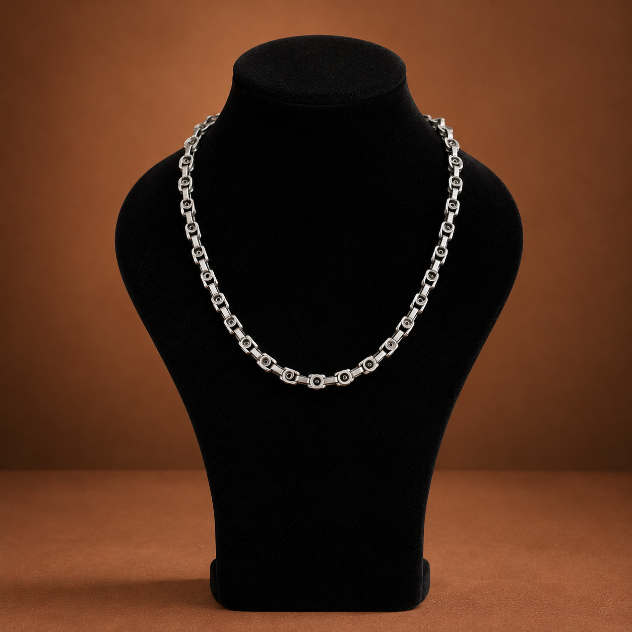 Collar Cronos Acero Hombre