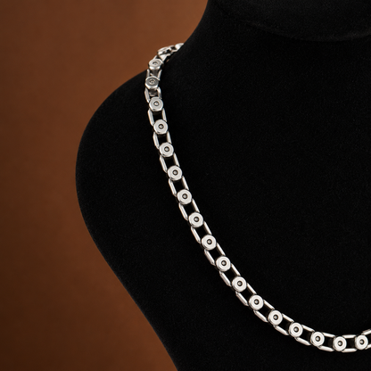Collar Cronos Acero Hombre