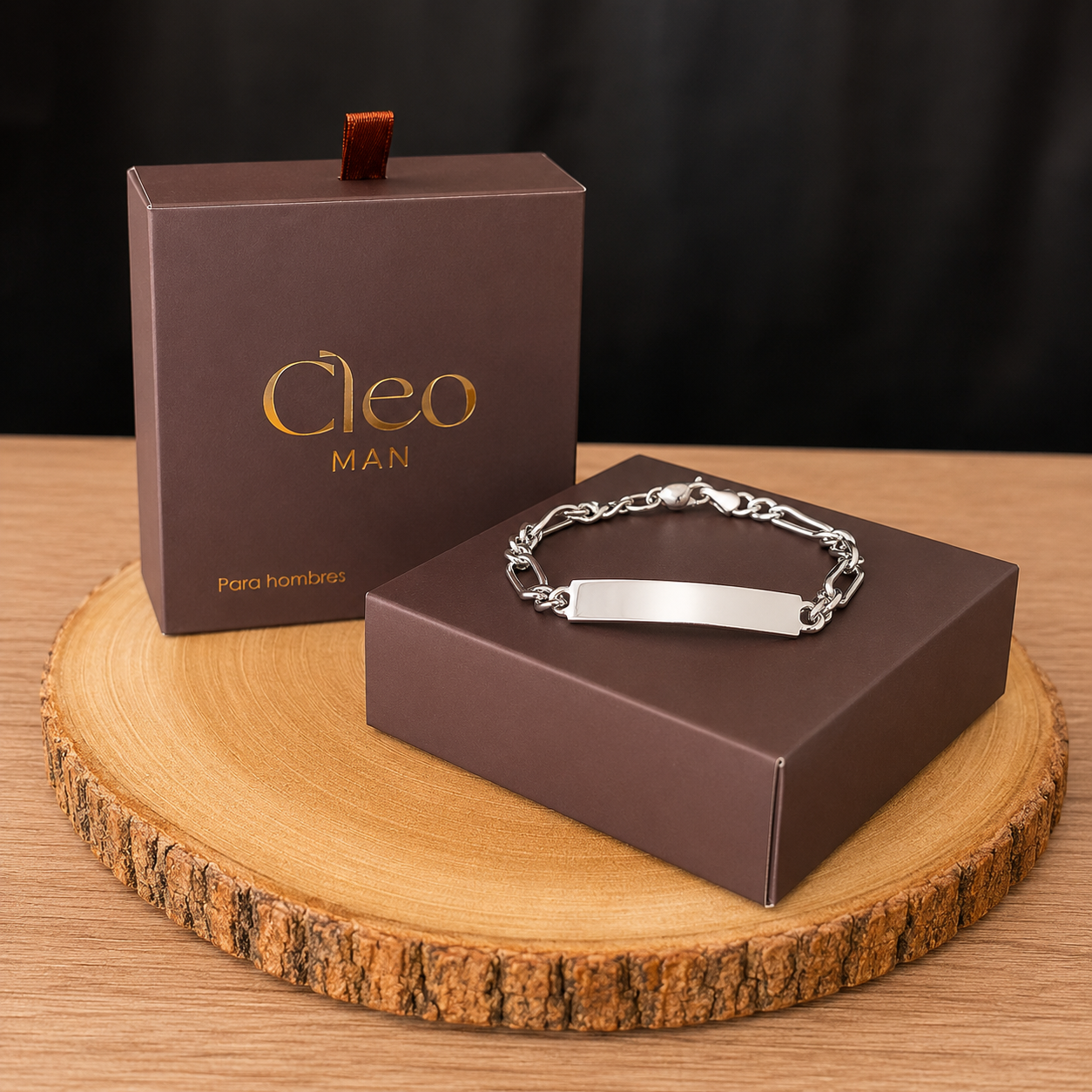 Esclava Plata Cartier Hombre