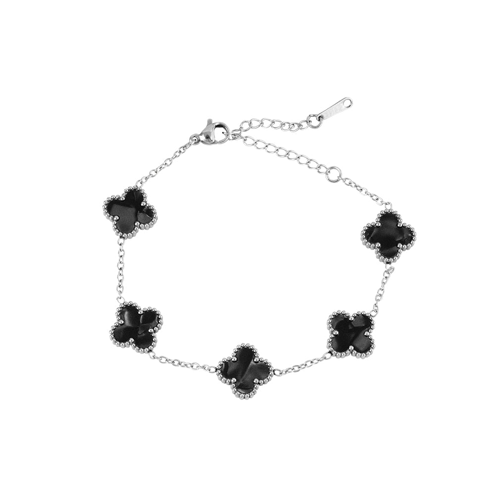 Pulsera Laurent Plateado Acero Hombre