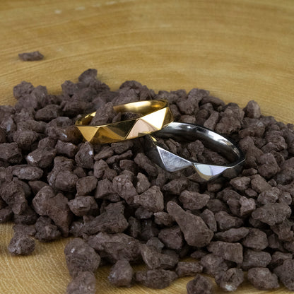 Anillo Vertex Dorado Acero T15 Nacional