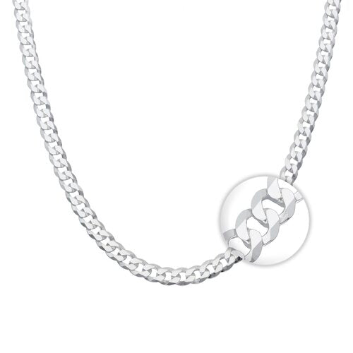 cadena de hombre, cadena de hombre de plata