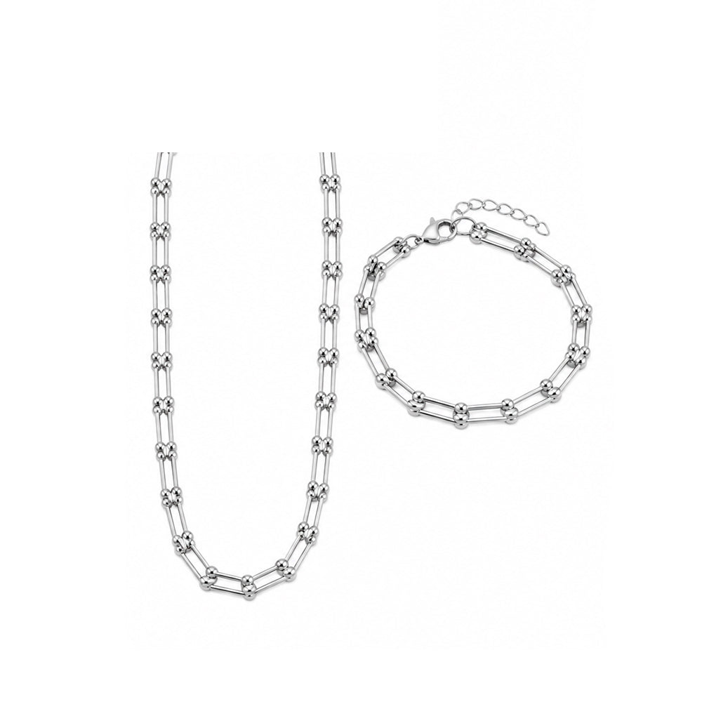 Set x2 Eclipse Dorado Acero Hombre
