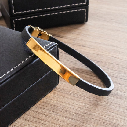 Pulsera Atlas Dorado/Plateado Acero Hombre