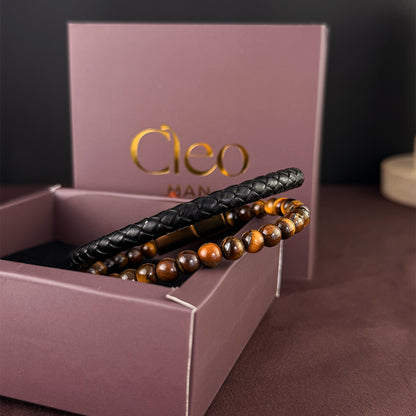 Pulsera Guardian Dorado Acero Hombre