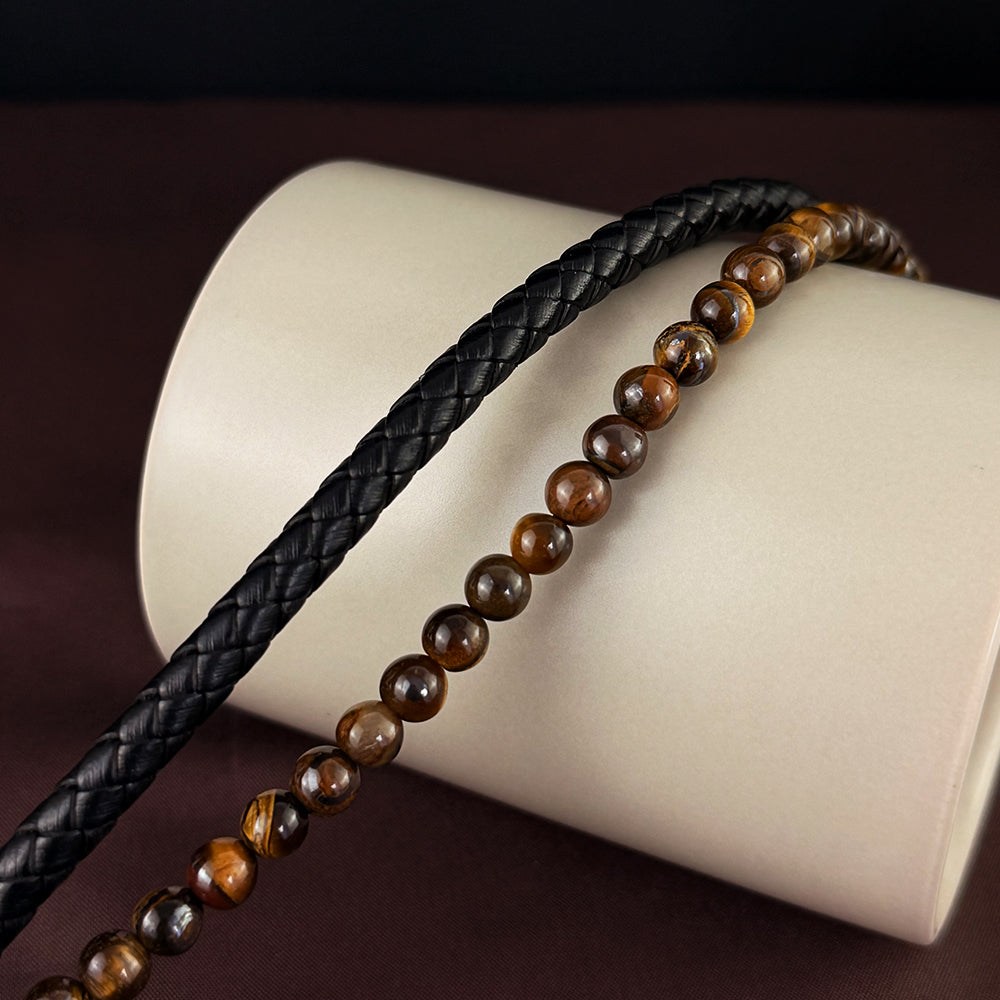 Pulsera Guardian Dorado Acero Hombre