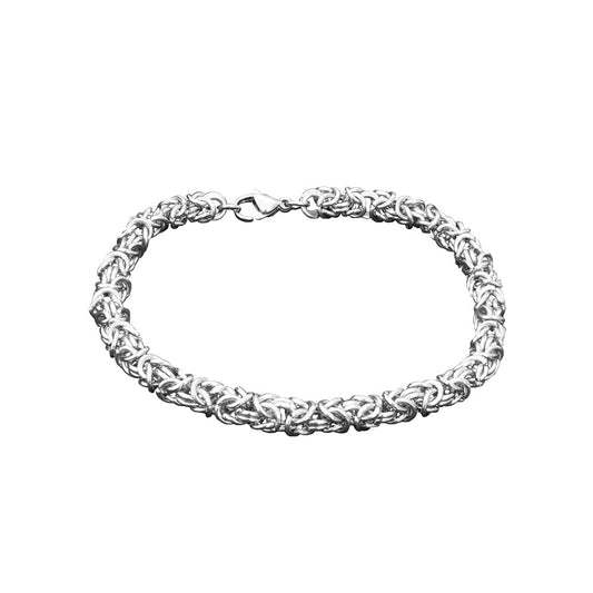 Pulsera Matteo Plateado Acero Hombre