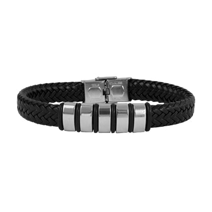 Pulsera Signature Plateado/Dorado Acero Hombre