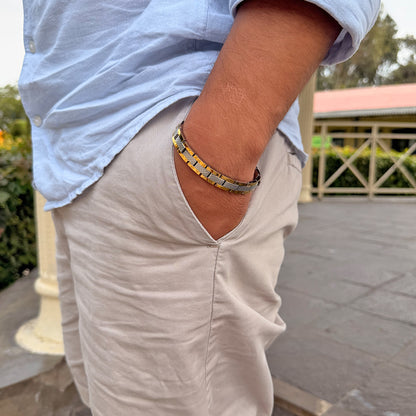 Pulsera Legacy Mixto Acero Hombre
