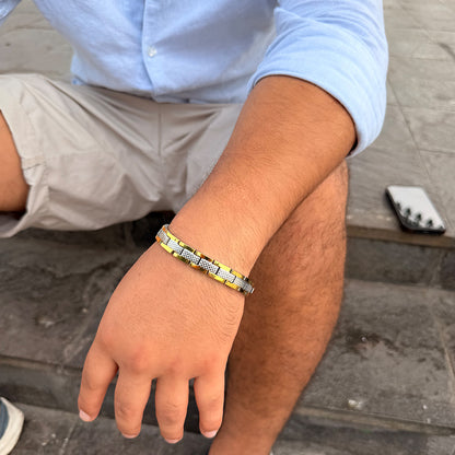 Pulsera Legacy Mixto Acero Hombre