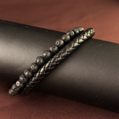 Pulsera Alpha Dorado Acero Hombre