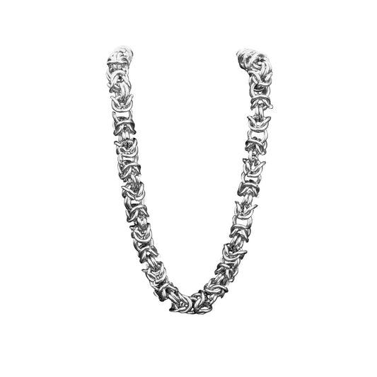 Cadena Fortress Plateado Acero Hombre