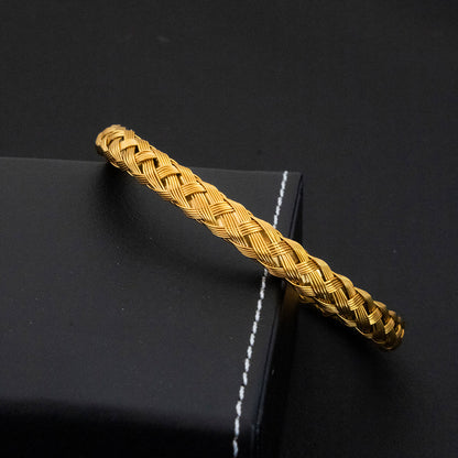 Pulsera Forge Dorado Acero Hombre