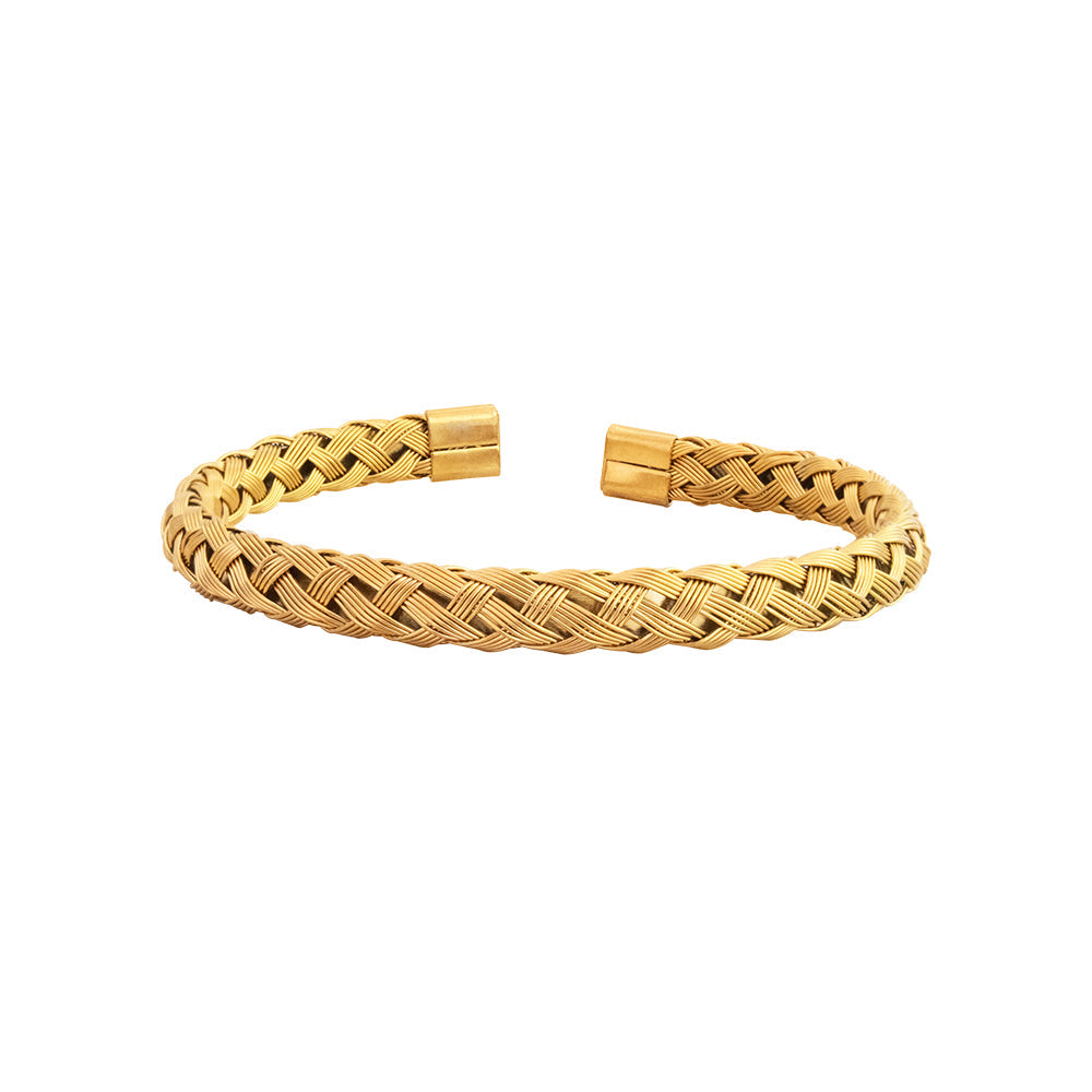 Pulsera Forge Dorado Acero Hombre