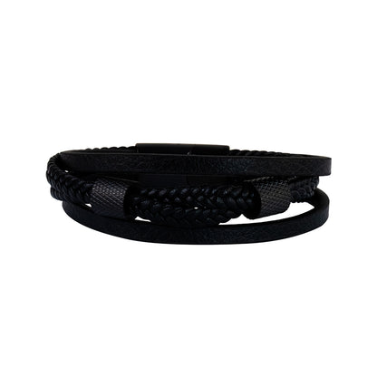 Pulsera Titan Negro Acero Hombre