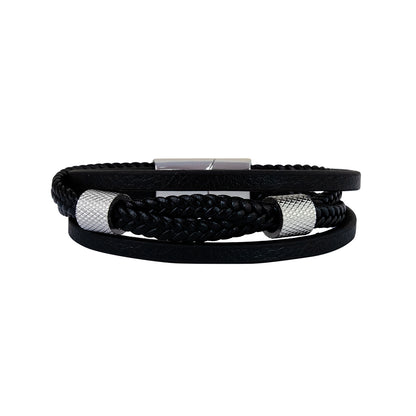 Pulsera Titan Negro Acero Hombre